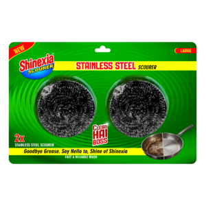 Shinexia™ Stainless Steel Scourer – Large 2x
