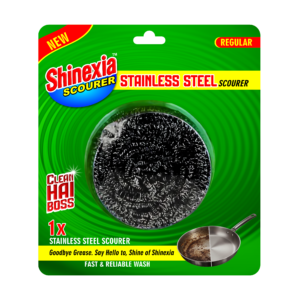 Shinexia™ Stainless Steel Scourer – Regular